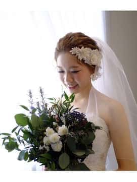 花嫁に人気の髪型は 髪の長さ 顔の形別 最新ウエディングヘア特集